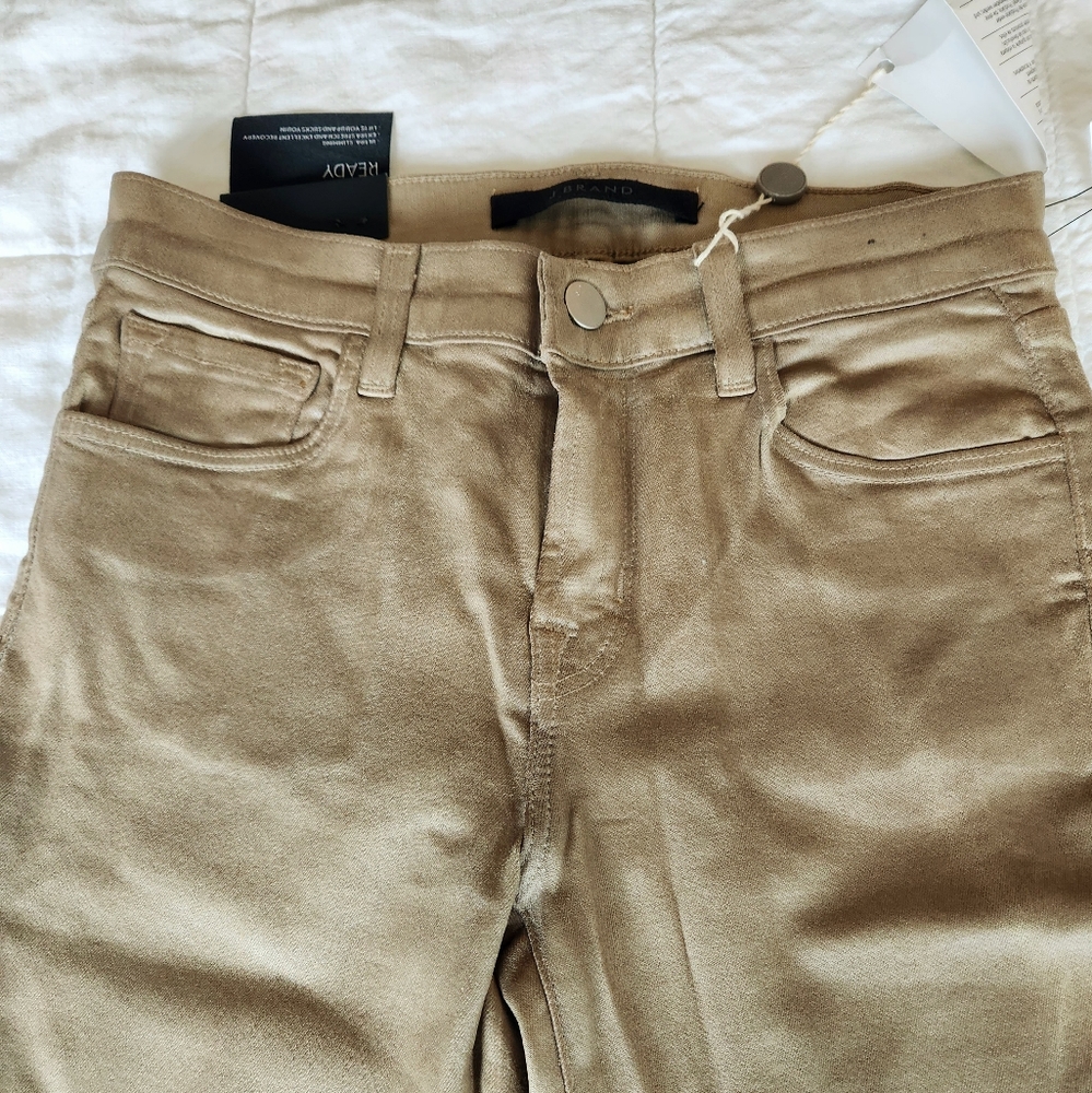 JBrand jeans Photo Ready size 25 olive/beige with light shine